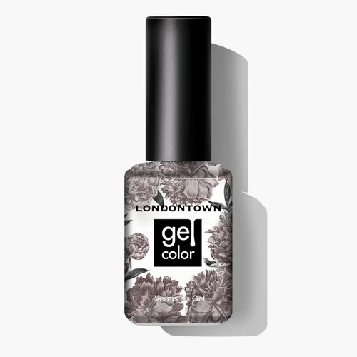 Miniatura 35 de LONDONTOWN Esmalte de uñas de gel UV/LED, de larga duración, resistente al astillado, color de alto brillo, marrón beige natural brillante, 0.4 fl
