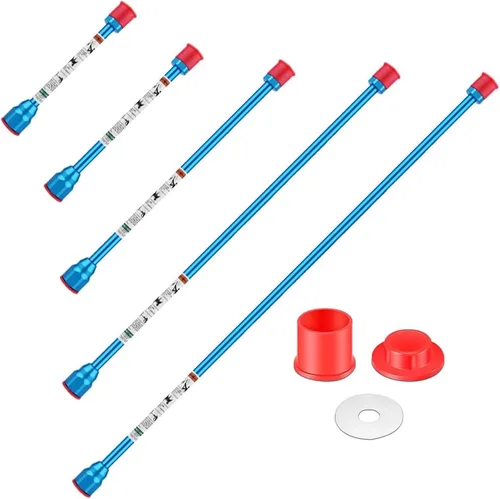 Miniatura 10 de Juego de 10 accesorios de pistola pulverizadora de pintura sin aire equipado con 2 varillas de extensión, 6 puntas de pulverización y 2 asientos