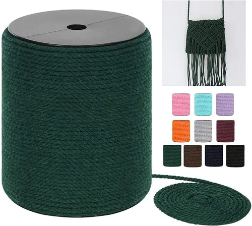 Miniatura 23 de Cordón de macramé, 0.118 pulgadas x 328 yardas