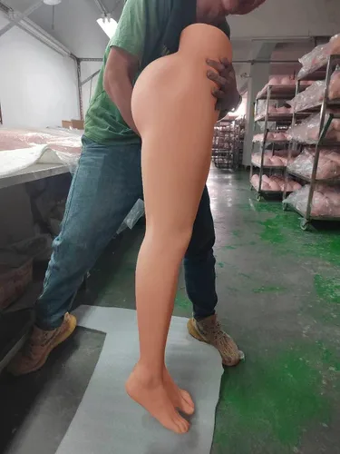 Miniatura 3 de Muñeca sexual fetichista de piernas gordas de 66.14 libras para hombres, muñeca sexual masculina TPE debajo de la cintura con anal vaginal