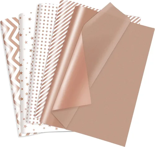 Miniatura 12 de Larcenciel 60 hojas de papel de seda floral vintage, papel de seda de arte de flores silvestres para bolsas de regalo y embalaje, suministros