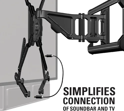 Miniatura 5 de Sanus SOA-SBM1 - Soporte de barra de sonido para la mayoría de barras de sonido de hasta 15 libras - Cuenta con instalación simple y ajustes sin