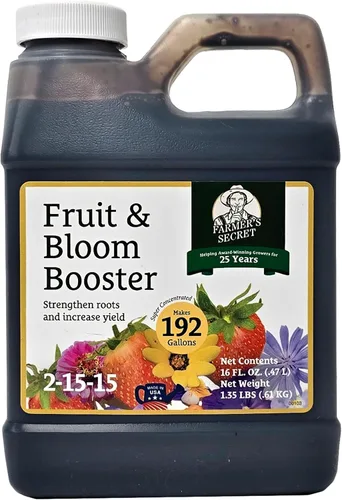 Miniatura 7 de Farmer’s Secret Fertilizante de Frutas y Estimulación de Floración (8oz) - Súper Concentrado - Aumenta la Floración y el Rendimiento en Todas