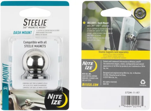 Miniatura 6 de Nite Ize Steelie Dash Mount - Soporte para tablero – Bola de tablero de montaje adicional para el sistema magnético de montaje de teléfono Steelie
