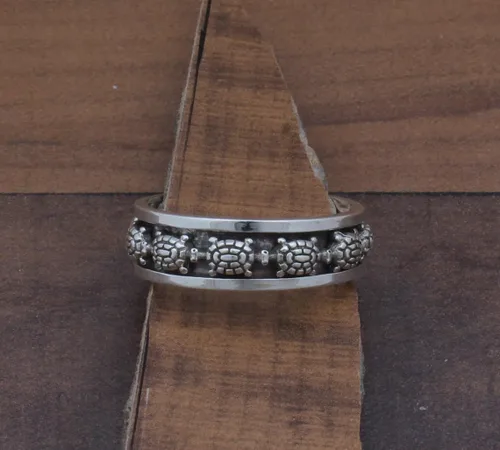 Miniatura 17 de Boho Spinner Ring, Mothers Day Gift, Silver 925 Women Ring, Sterling Silver 925 Ring, Fidget Spinner Ring,Women Silver Anxiety Ring