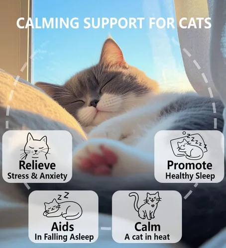 Miniatura 2 de Gotas calmantes para gatos, ayudan a controlar el estrés y la ansiedad, con feromonas que pueden ayudar a frenar el comportamiento destructivo