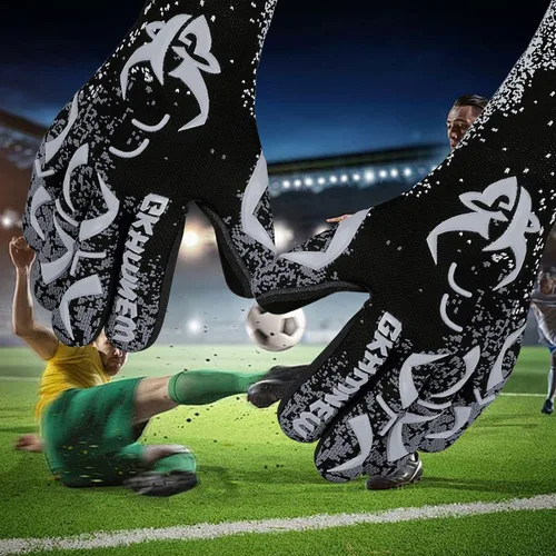 Miniatura 8 de Guantes de Portero de Fútbol para Niños, Jóvenes y Adultos Proporcionan Control y Agarre Extremadamente Fuertes, Guantes de Fútbol Transpirables