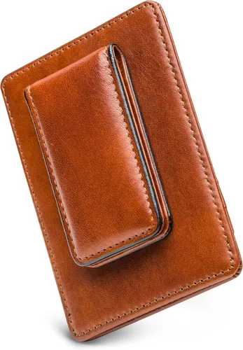 Miniatura 3 de Bosca Cartera con bolsillo frontal para hombre en piel vieja - RFID
