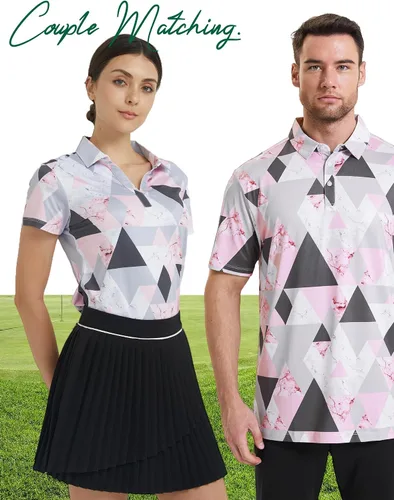 Miniatura 2 de Polo de golf para hombre, polo de golf de secado rápido y rendimiento destacado para hombre