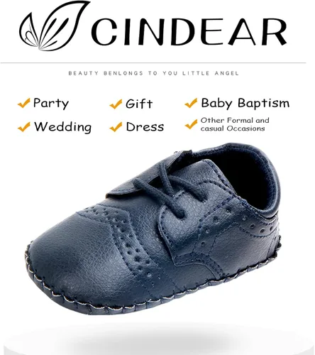 Miniatura 2 de CINDEAR Mocasines para bebés y niñas bonitos zapatos de cuna para recién nacidos tenis de poliuretano prewalkerpoliuretano perfectos