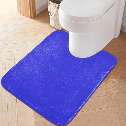 Miniatura 43 de Alfombra de baño amarilla, suave, absorbente, lavable a máquina, juego de alfombras de baño antideslizantes para puerta de baño, dormitorio