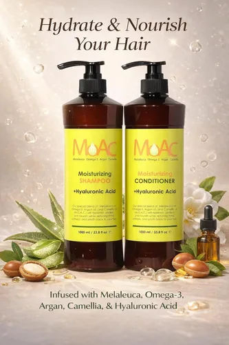 Miniatura 3 de MOAc Champú Hidratante y Reparador 33.8 fl oz