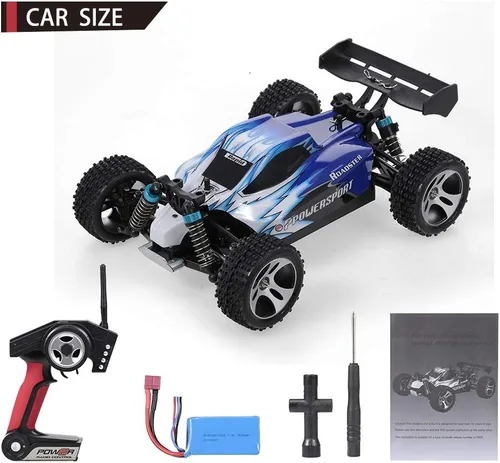 Miniatura 9 de GoolRC WLtoys A959 RC Car, 1:18 Escala 2.4Ghz Vehículo de Control Remoto Camiones todoterreno, 4WD 45KM/H Carreras de Alta Velocidad Buggy Car RTR