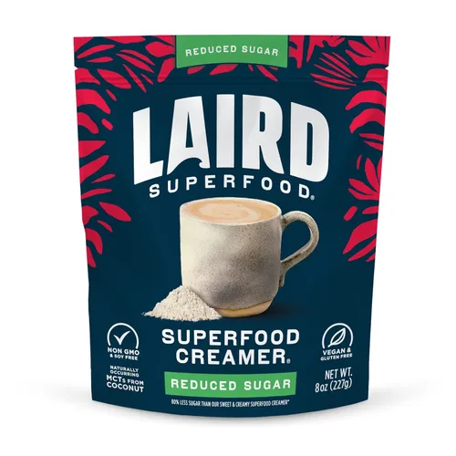 Miniatura 24 de Laird Superfood Creamer - Crema en polvo sabor a cacao, 8 onzas
