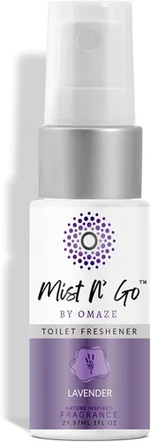 Miniatura 12 de Mist N' Go by Omaze - Aerosol de Baño de Viaje para Inodoro Eliminador de Olores - Aerosol de Inodoro de Viaje para Ambientador de Aire de Baño