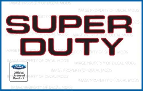 Miniatura 28 de 2008-2016 Insertos de letras para portón trasero (calcomanías delgadas) de reemplazo para Ford F250 F350 F450 Super Duty (2008-2016) Bandera