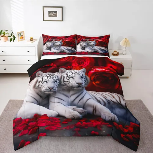 Miniatura 10 de Juego de ropa de cama personalizado con lentejuelas negras y doradas, tamaño individual, edredón de corazón dorado con purpurina para mujeres