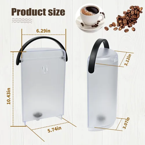 Miniatura 3 de Máquina de café mejorada Depósito de agua compatible con cafetera Keurig K-café de una sola porción y cafetera capuchino, cafetera de repuesto