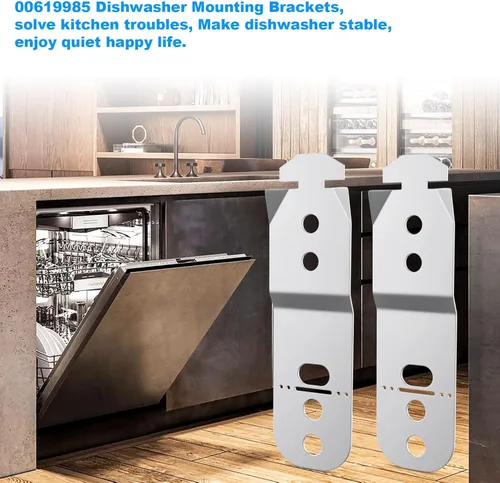 Miniatura 7 de Repuesto para soporte de montaje para lavavajillas Bo-SCH 619985 00619985 Bo-SCH Clips de montaje para lavavajillas 628371 AH3478789 EA347878