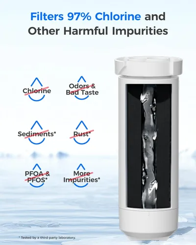 Miniatura 4 de Waterdrop XWF Reemplazo para refrigerador GE® XWF, filtro de agua GE® XWF, WR17X30702, 4 filtros (No XWFE®, sin chip)
