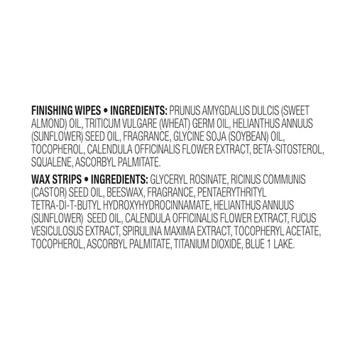Miniatura 10 de Schick Hydro Silk - Tiras de cera específicas Tiras de cera suave para cuerpo + depilación púbica, tira de depilación de cejas y labios, kit