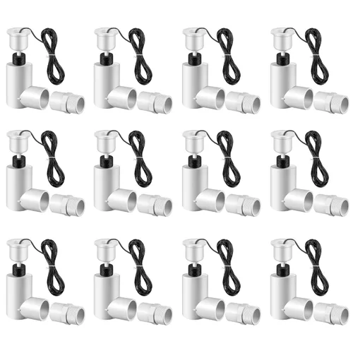 Miniatura 10 de Paquete de 1 interruptor flotante SS2 para una fácil instalación, interruptor de flotador de CA con adaptador de 3/4 pulgadas y cable de 6 pies