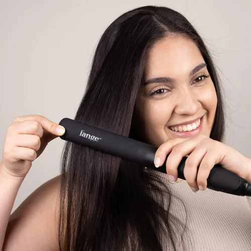 Miniatura 4 de L'ANGE HAIR Le Ceramique - Plancha de pelo de 1 pasada Plancha plana de cerámica de calentamiento rápido Las mejores herramientas calientes Negro