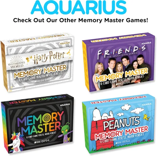 Miniatura 7 de AQUARIUS Juego de cartas maestras de memoria de Harry Potter, divertido juego de fiesta familiar para niños, adolescentes y adultos, regalo
