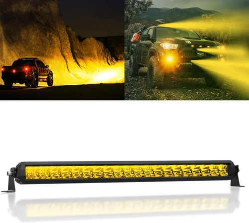 Miniatura 10 de Barra de luz LED de 12 pulgadas EK ENNOKING de doble fila, foco marino blanco, alta luminosidad, 100 W, luz LED de haz puntual y de inundación, luz