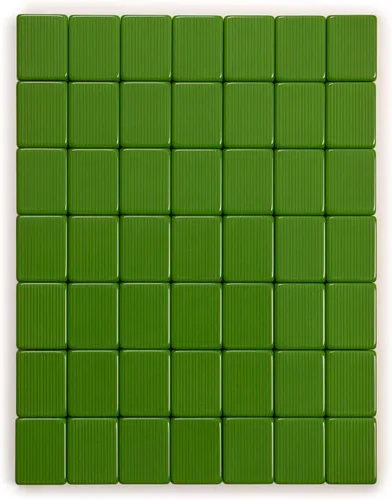Miniatura 8 de Set de Mahjong Americano de Yellow Mountain Imports, Huntington con 166 Azulejos de Mahjong de Melamina, Estuche Blando Verde Mineral - 4 Estantes