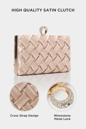 Miniatura 2 de BABEYOND Monederos de mano para mujer, bolso de noche con borla colgante para novia, fiesta, graduación, boda