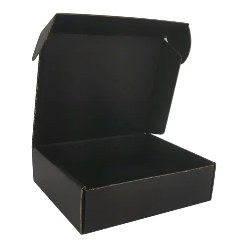 Miniatura 20 de ROTCH Cajas de envío pequeñas de 6 x 4 x 2 pulgadas, paquete de 25 sobres negros de cartón corrugado resistentes (M642-25-B)