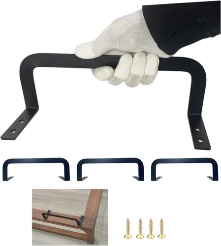 Miniatura 8 de Benbuoo Tapón de barra de retención de colchón, 2 unidades, soporte de metal cromado antideslizante en su lugar para colchones de más de 10 pulgadas