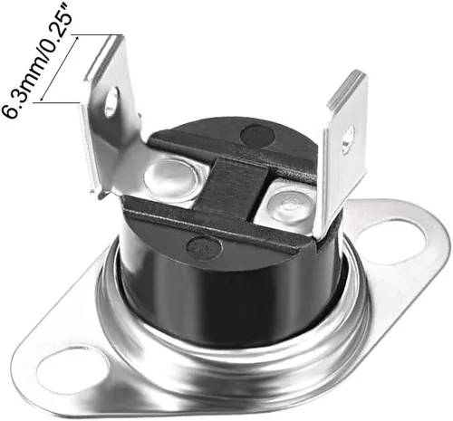 Miniatura 3 de uxcell KSD301 Termostato 104.0 °F/104°F 10A N.C Ajustar interruptor de temperatura de disco rápido para microondas, horno, cafetera 2 piezas