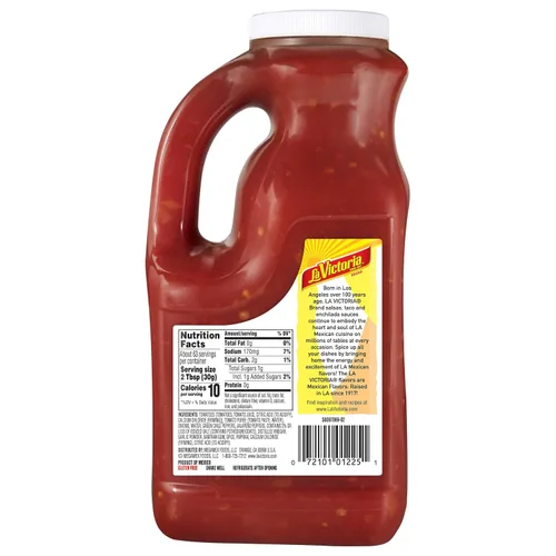 Miniatura 2 de La victoria de grosor 'n Chunky salsa en 67 oz jarra (Tamaño Mediano)