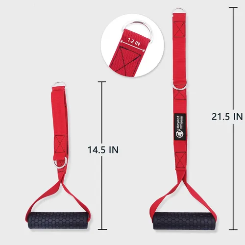 Miniatura 3 de J Bryant Fitness Multifunción 4 en 1 Mango de agarre Tríceps Cuerda Bandas de resistencia Mango Cable Accesorios de máquina para gimnasio LAT