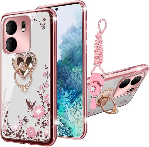 Miniatura 9 de Funda para BLU View 5, BLU View 5, funda para teléfono para mujeres y niñas, con purpurina, suave y transparente, TPU de lujo, bonita funda