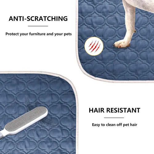 Miniatura 4 de Funda de sofá impermeable lavable para perros, manta reversible para cama para perro, protector de muebles para mascotas