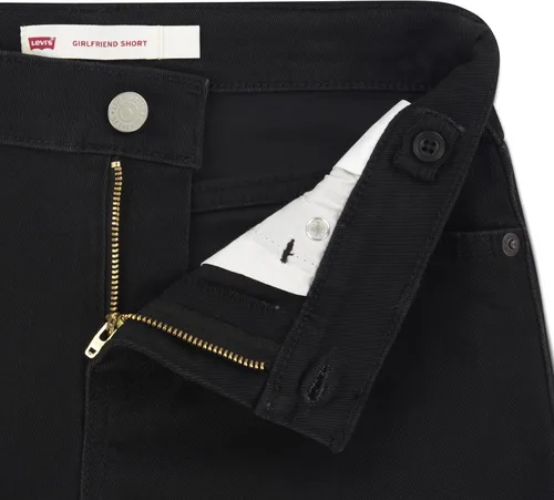 Miniatura 20 de Levi's Kids Girls Girlfriend Fit Short Shorts (Niños grandes)