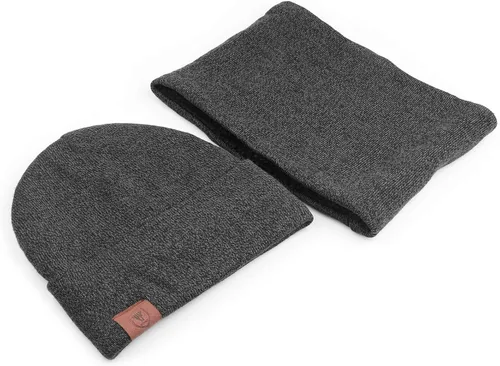 Miniatura 4 de Winter Beanie Daily Hat - Thermal Polar Fleece Ski Stocking Skull Cap for Men and Women Set