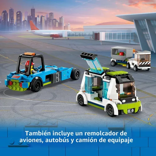 Miniatura 5 de LEGO City Passenger Airplane Toy – Juego de construcción para niños y niñas, a partir de 7 años – Regalo educativo para niños – con juguetes