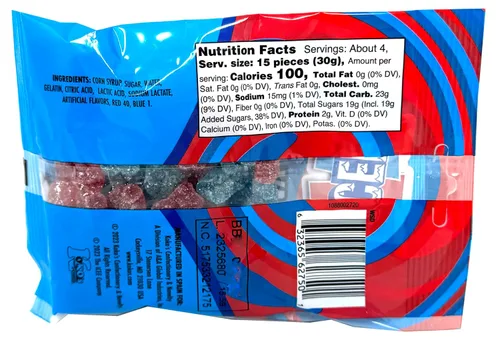 Miniatura 2 de crait Icee Sour Gummy Bears, Sour Candy, Gummy Candy Cherry y Blue Raspberry Sour Gummies 4 onzas (paquete de 3)