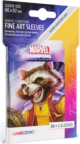 Miniatura 12 de Gamegenic Marvel Champions The Card Game - Juego de cartas oficial Gamora Fine Art, paquete de 50 fundas artísticas y 1 funda transparente