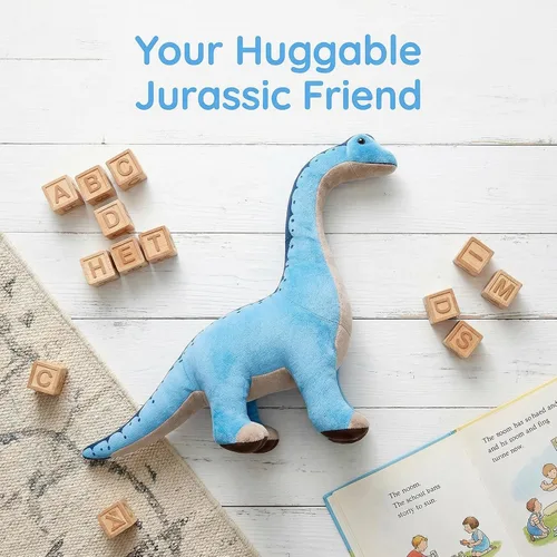 Miniatura 5 de Juguete de peluche de dinosaurio de Brachiosaurus de simulación, dinosaurio tiranosaurio Rex, juguetes de peluche de animales suaves, regalos