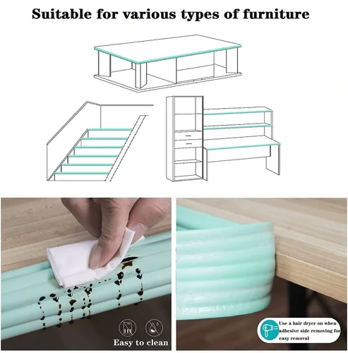 Miniatura 6 de Almohadillas para escalera de litera, cubierta autoadhesiva para escalera de litera, acolchado de espuma para escalón de litera, almohadillas