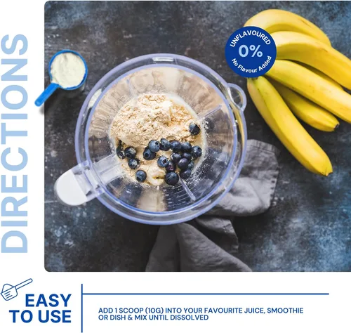 Miniatura 4 de The Intelligent Health - Péptidos de colágeno hidrolizado en polvo, alimentados con pasto, alto en proteínas, sin sabor, libres de gluten, apto