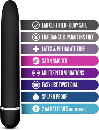 Miniatura 2 de Blush Rosé Luxuriate Vibrador de 7 pulgadas para mujeres, hombres y parejas, varita lisa de satén de múltiples velocidades, potente estimulador