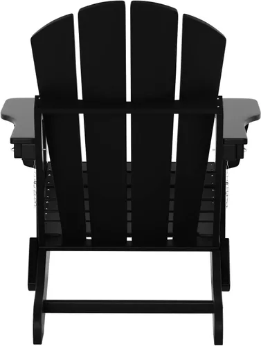Miniatura 5 de WO Home Furniture - Juego de 3 sillas plegables para exteriores, mesa auxiliar, resistente a la intemperie y a los rayos UV, para césped, jardín