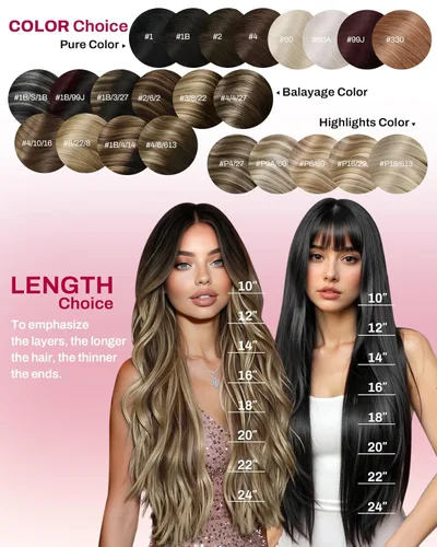 Miniatura 6 de Moresoo Extensiones de cabello humano real color burdeos con clip, extensiones de cabello humano rojo oscuro con clip de doble trama, color vino
