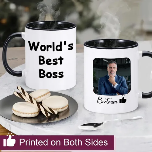 Miniatura 4 de Regalos personalizados para el día del jefe para hombres y mujeres, taza del mejor jefe del mundo, regalos de oficina para jefe, regalos
